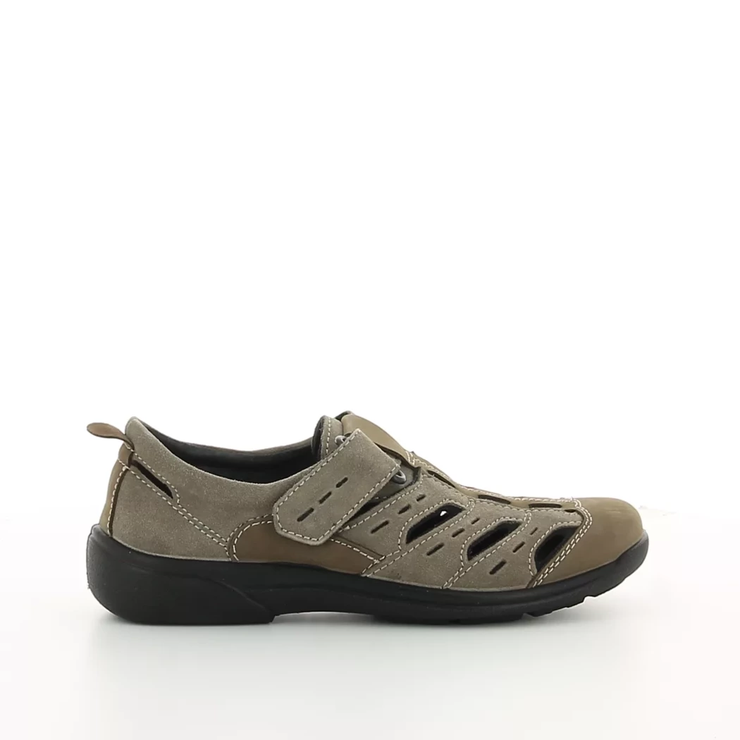 Image (2) de la chaussures Rohde - Sandales et Nu-Pieds Taupe en Cuir synthétique