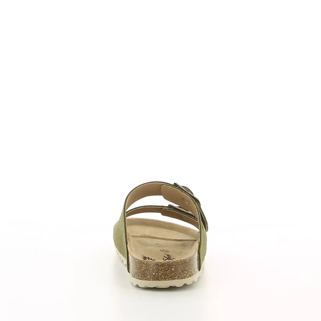 Image (3) de la chaussures Cosmos Comfort - Mules et Sabots Vert en Cuir nubuck