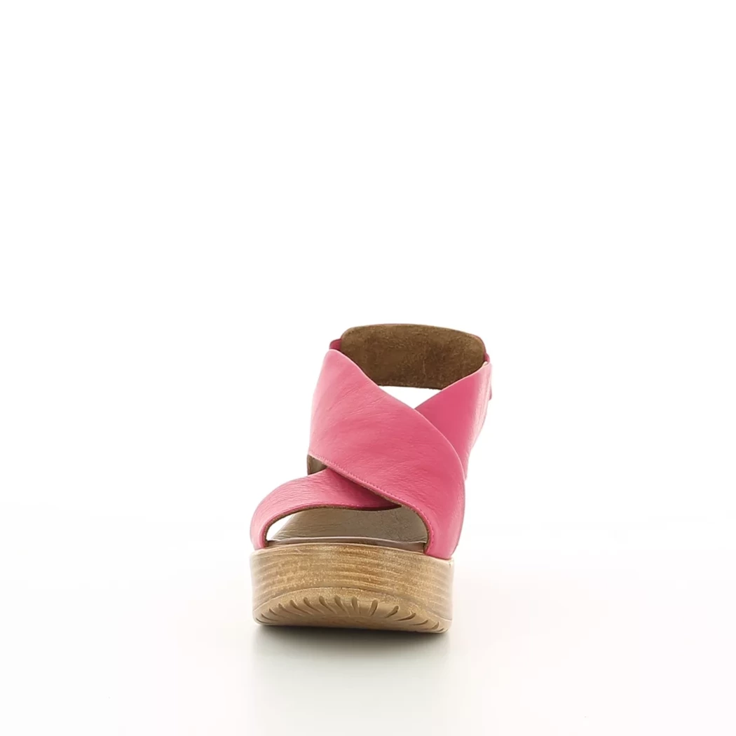 Image (5) de la chaussures Bueno - Sandales et Nu-Pieds Rose en Cuir