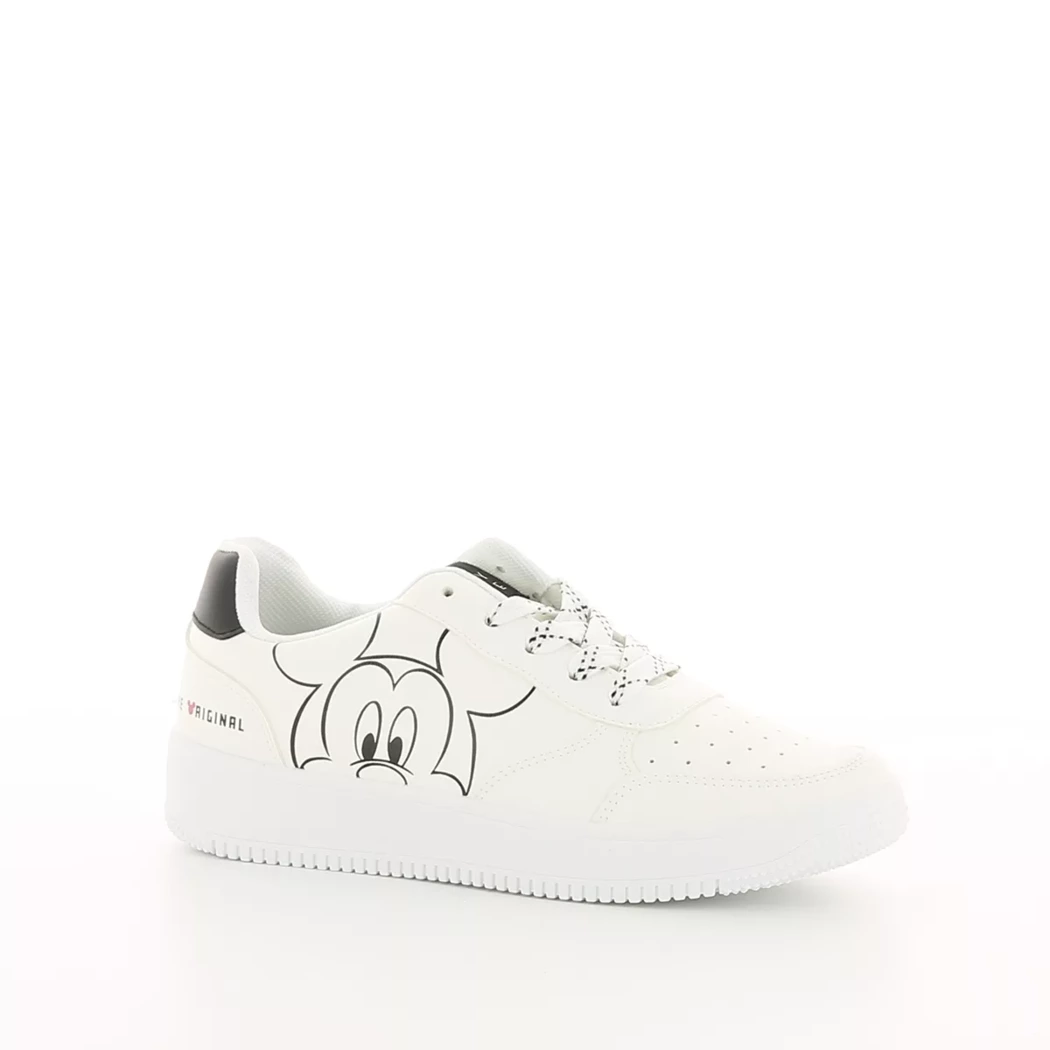 Image (1) de la chaussures Mickey Mouse - Baskets Blanc en Cuir synthétique