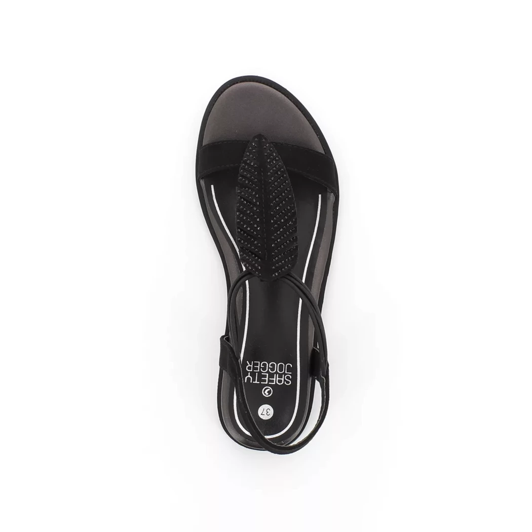 Image (6) de la chaussures Safety Jogger - Sandales et Nu-Pieds Noir en Cuir synthétique