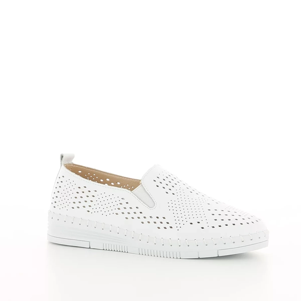 Image (1) de la chaussures Topway confort - Mocassins Blanc en Cuir