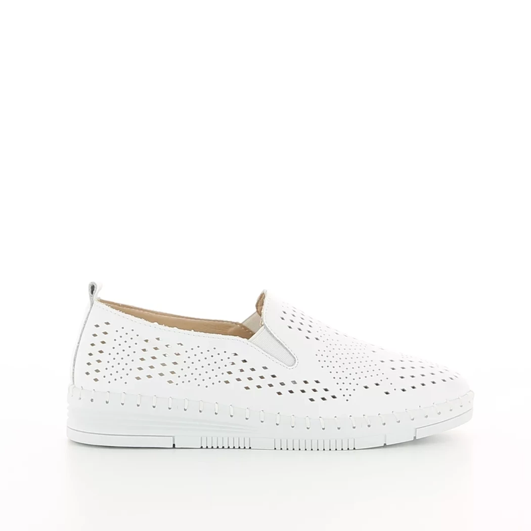 Image (2) de la chaussures Topway confort - Mocassins Blanc en Cuir