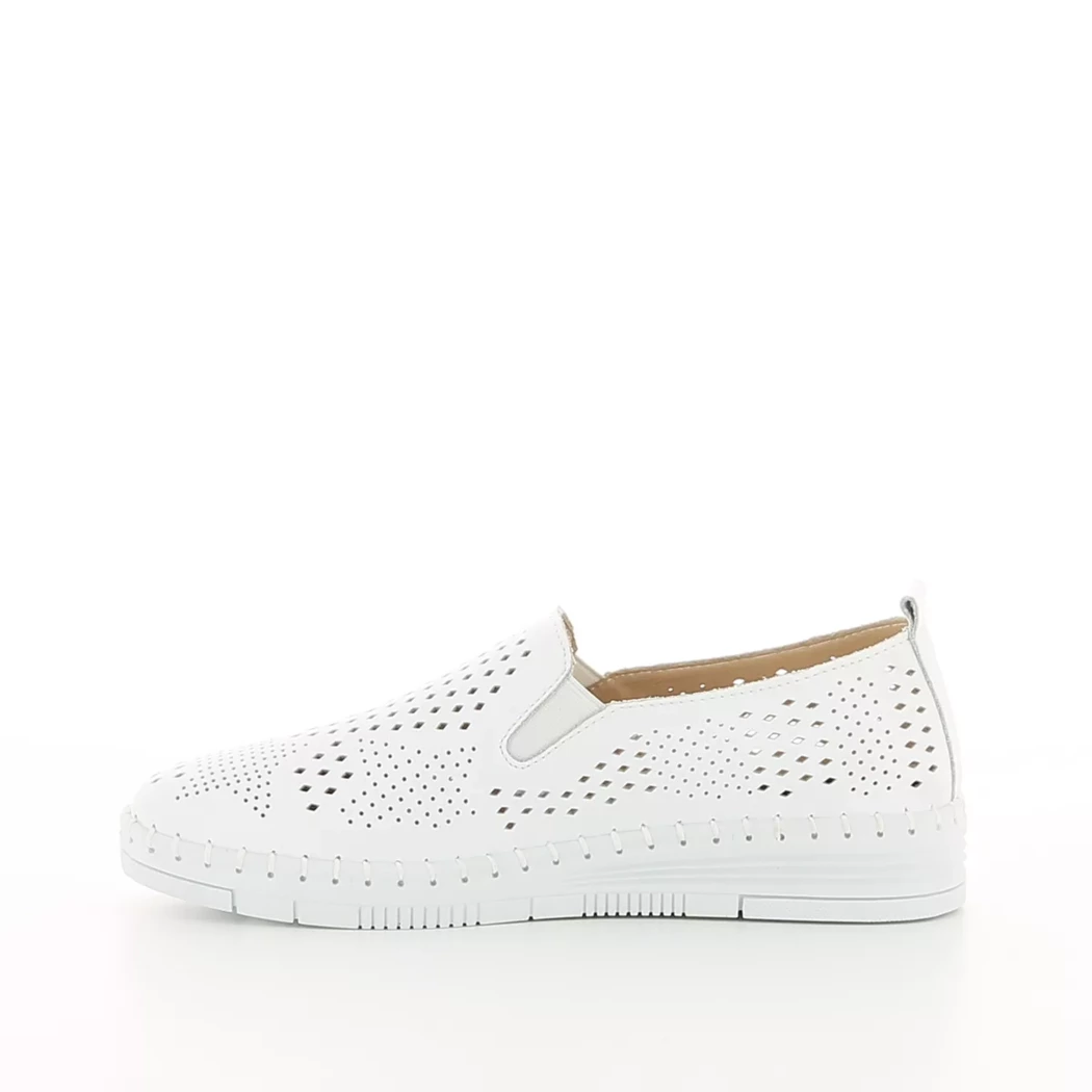 Image (4) de la chaussures Topway confort - Mocassins Blanc en Cuir