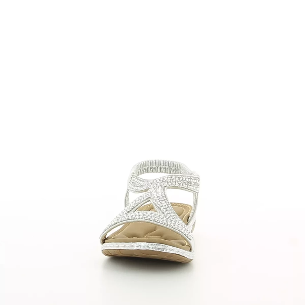 Image (5) de la chaussures Topway confort - Sandales et Nu-Pieds Argent en Textile