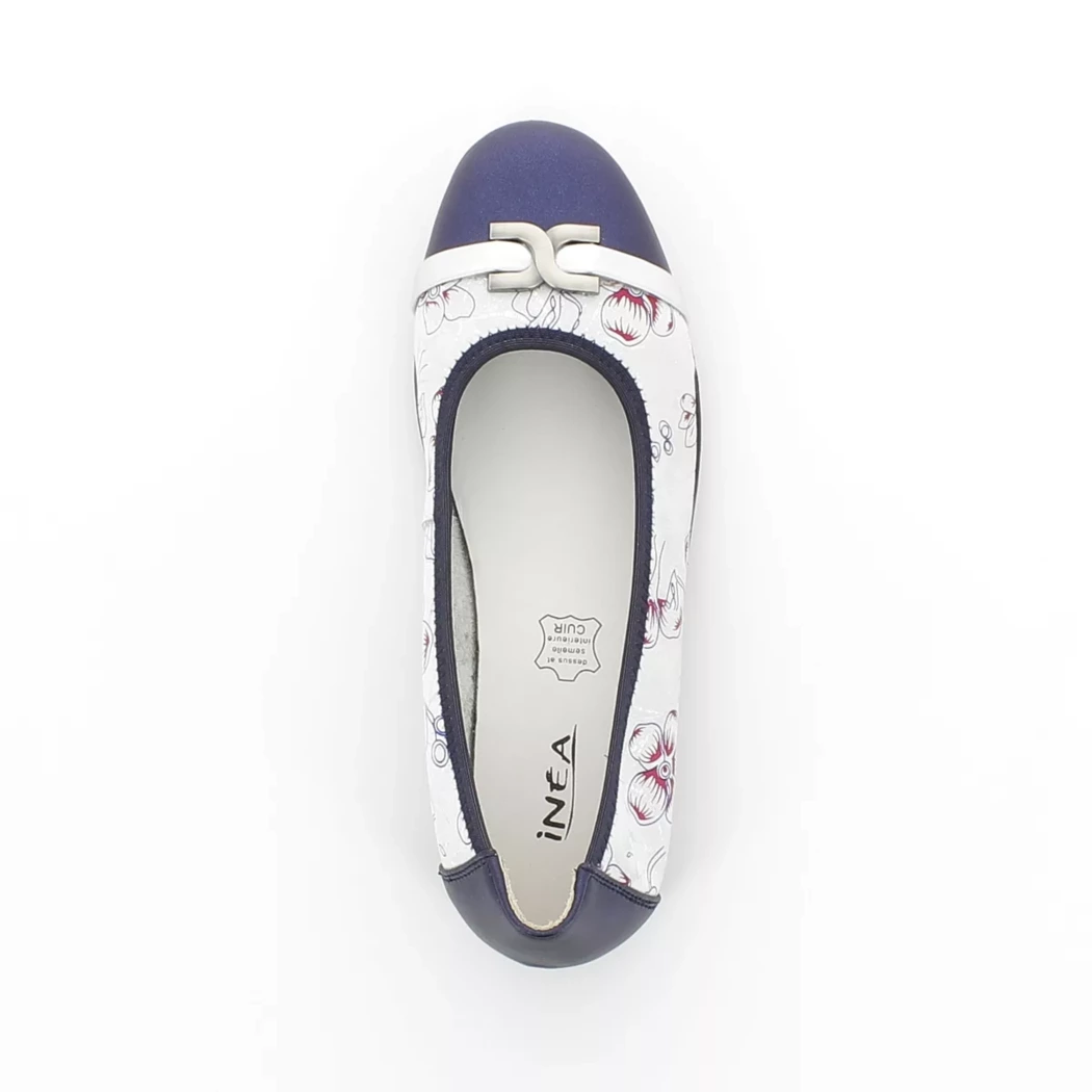 Image (6) de la chaussures Inea - Ballerines Bleu en Cuir nubuck