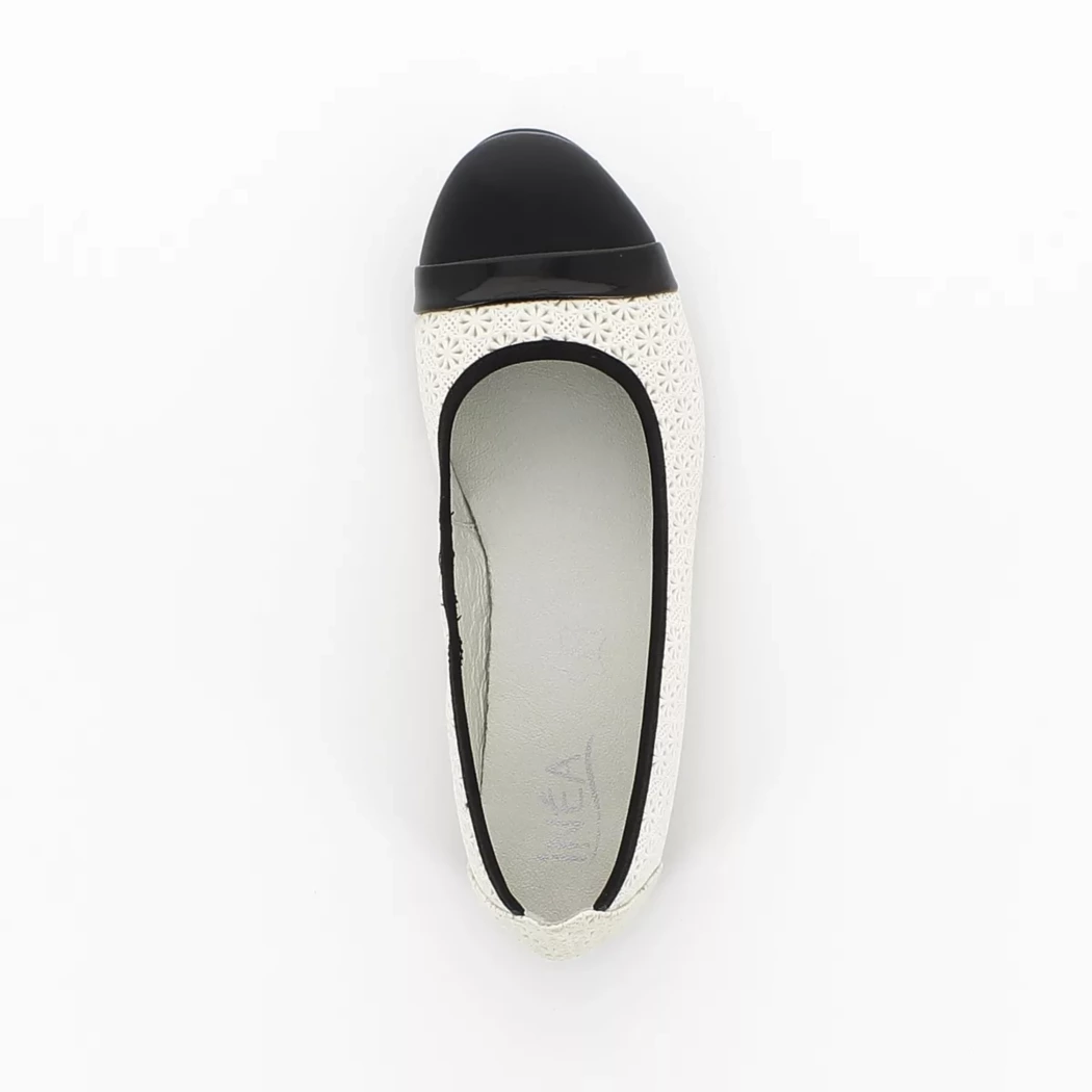 Image (6) de la chaussures Inea - Ballerines Blanc en Cuir synthétique