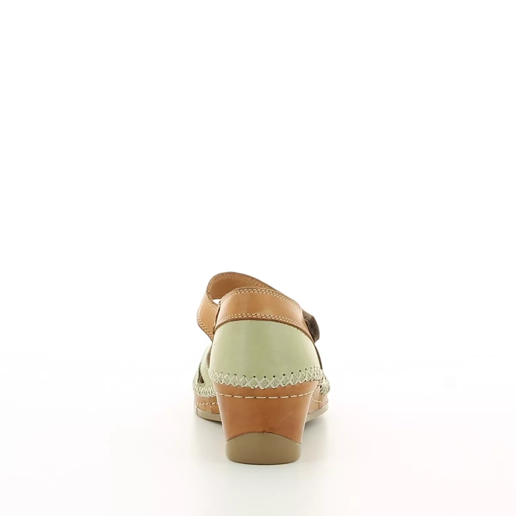Image (3) de la chaussures Altex - Escarpins Vert en Cuir
