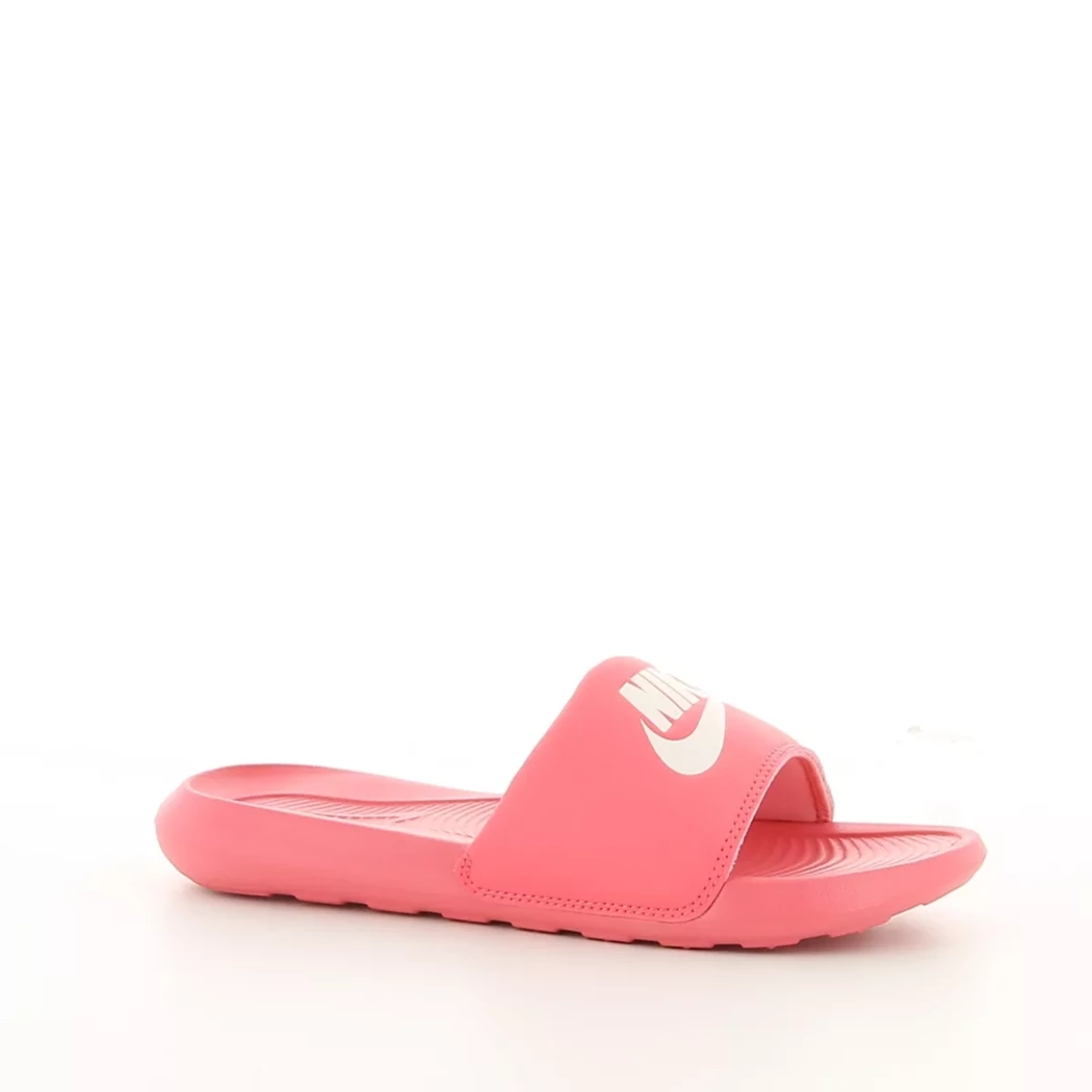 Image (1) de la chaussures Nike - Tongs et Plage Rose en Cuir synthétique