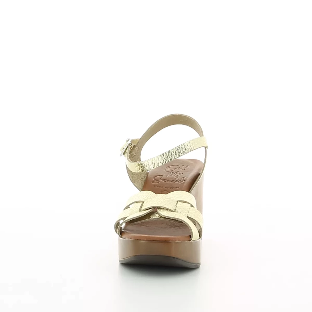 Image (5) de la chaussures Oh! My Sandals - Sandales et Nu-Pieds Or / Bronze / Platine en Cuir