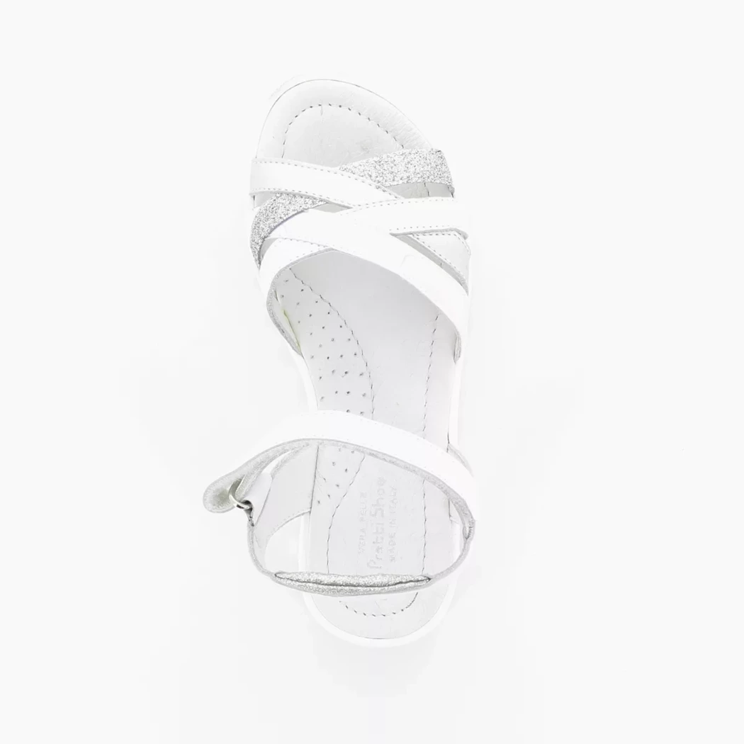 Image (6) de la chaussures Pretty Shoes - Sandales et Nu-Pieds Blanc en Cuir synthétique