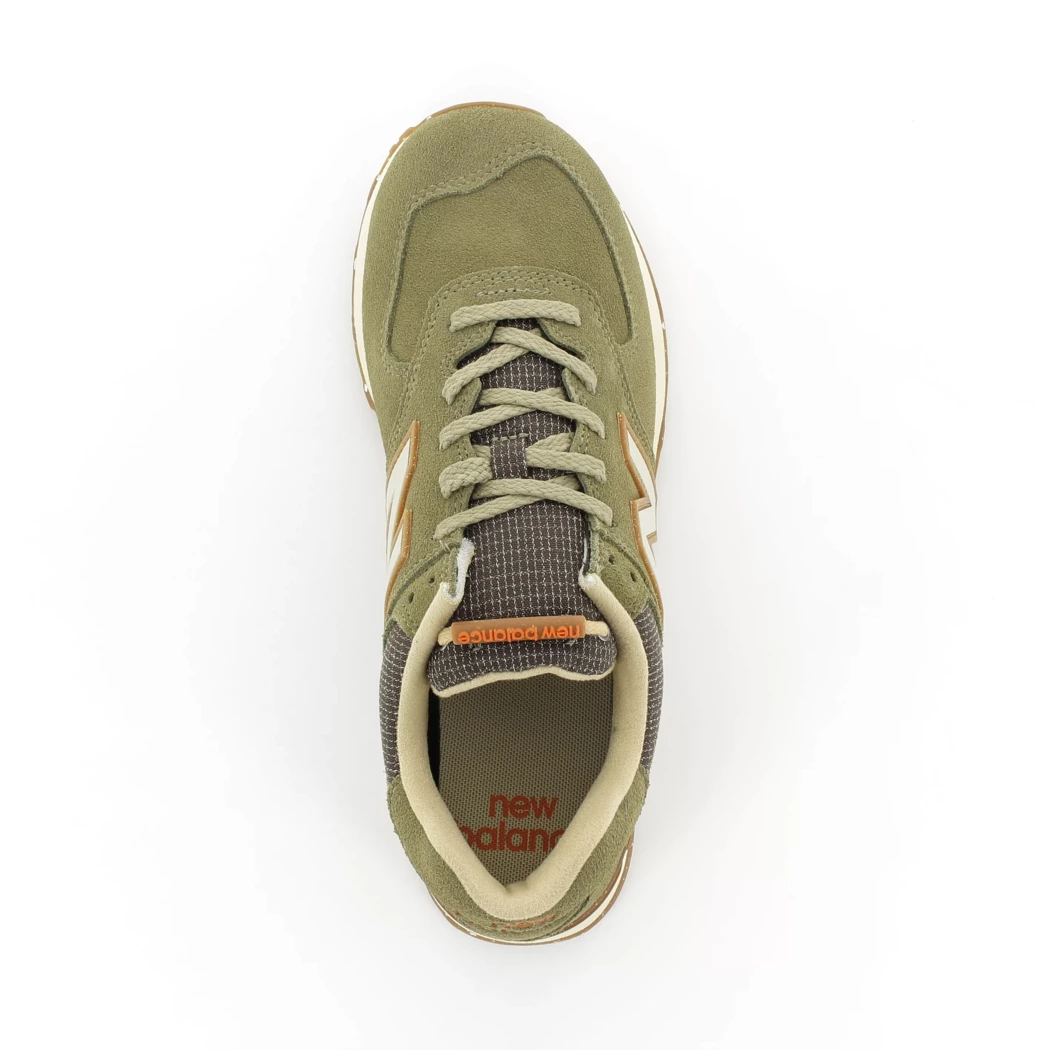 Image (6) de la chaussures New Balance - Baskets Vert en Cuir nubuck