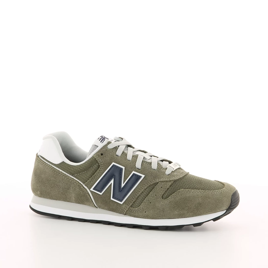 Image (1) de la chaussures New Balance - Baskets Vert en Cuir nubuck