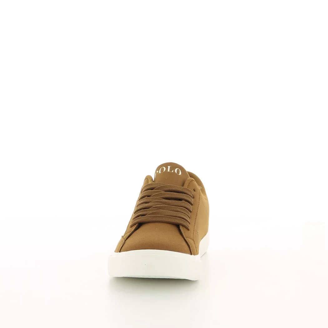 Image (5) de la chaussures Ralph Lauren - Baskets Cuir naturel / Cognac en Cuir synthétique