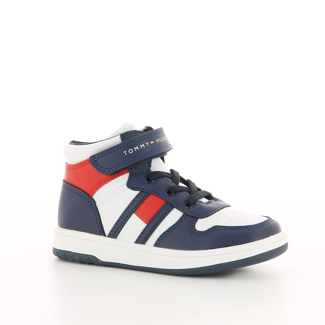 Image (1) de la chaussures Tommy Hilfiger - Baskets Bleu en Cuir synthétique