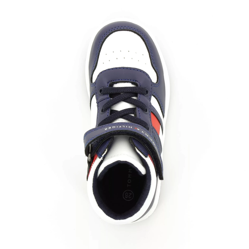 Image (6) de la chaussures Tommy Hilfiger - Baskets Bleu en Cuir synthétique