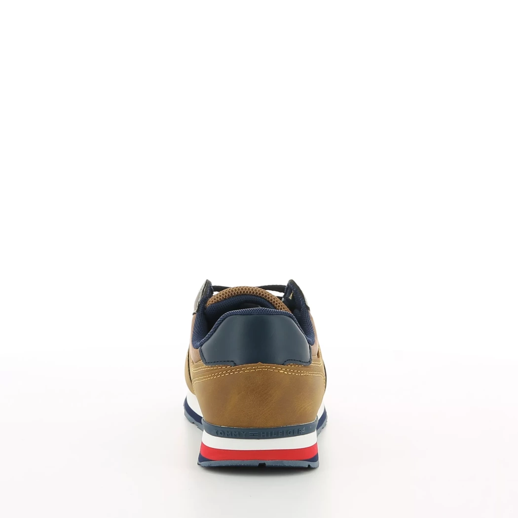 Image (3) de la chaussures Tommy Hilfiger - Baskets Cuir naturel / Cognac en Cuir synthétique