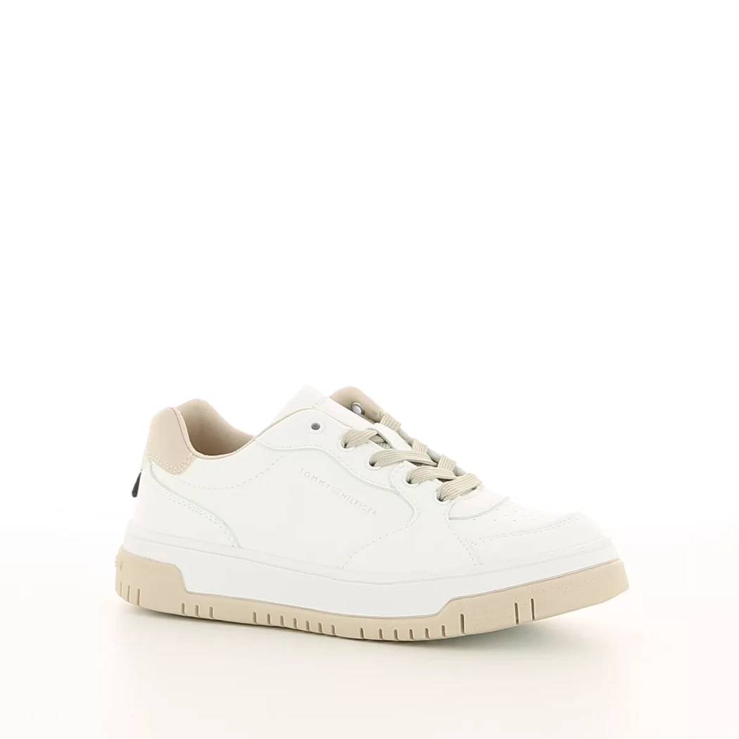 Image (1) de la chaussures Tommy Hilfiger - Baskets Blanc en Cuir synthétique