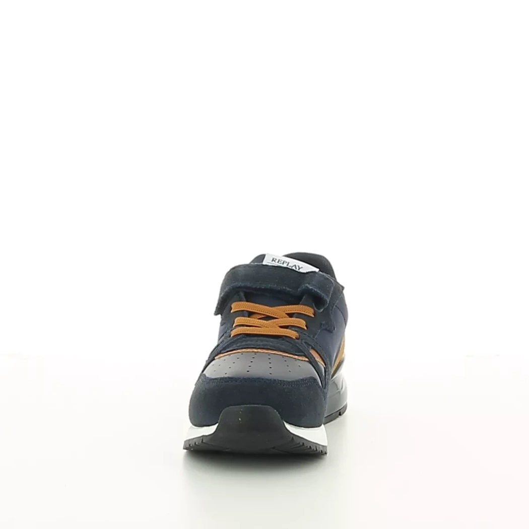 Image (5) de la chaussures Replay - Baskets Bleu en Multi-Matières