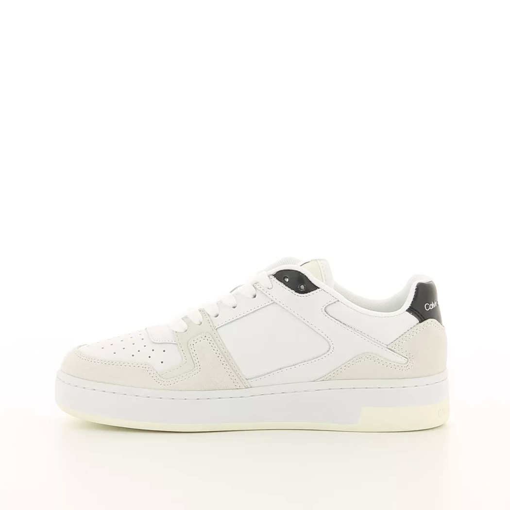 Image (4) de la chaussures Calvin Klein - Baskets Blanc en Cuir