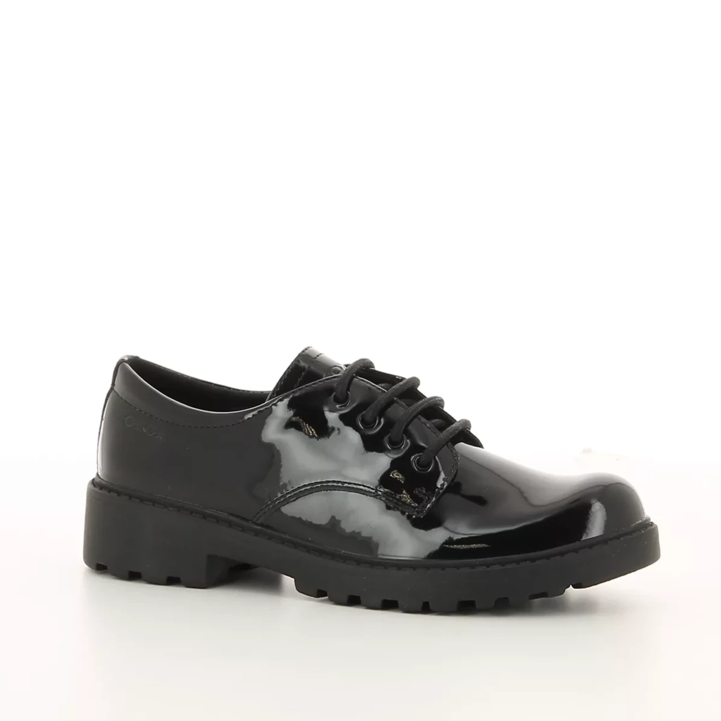 Image (1) de la chaussures Geox - Chaussures à lacets Noir en Cuir synthétique