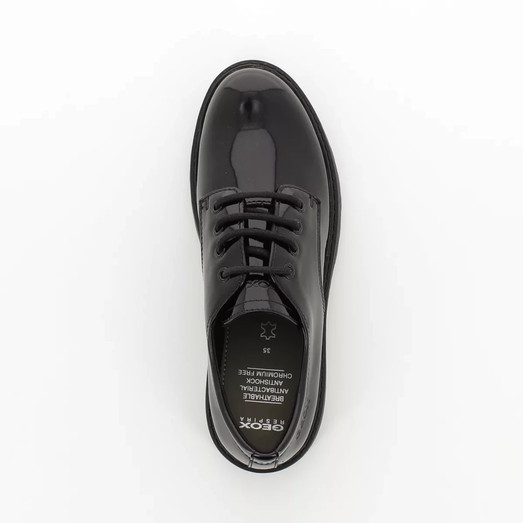 Image (6) de la chaussures Geox - Chaussures à lacets Noir en Cuir synthétique