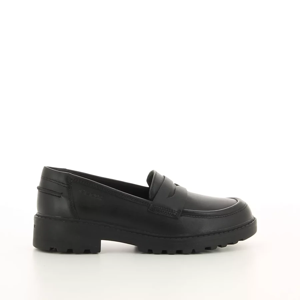 Image (2) de la chaussures Geox - Mocassins Noir en Cuir synthétique