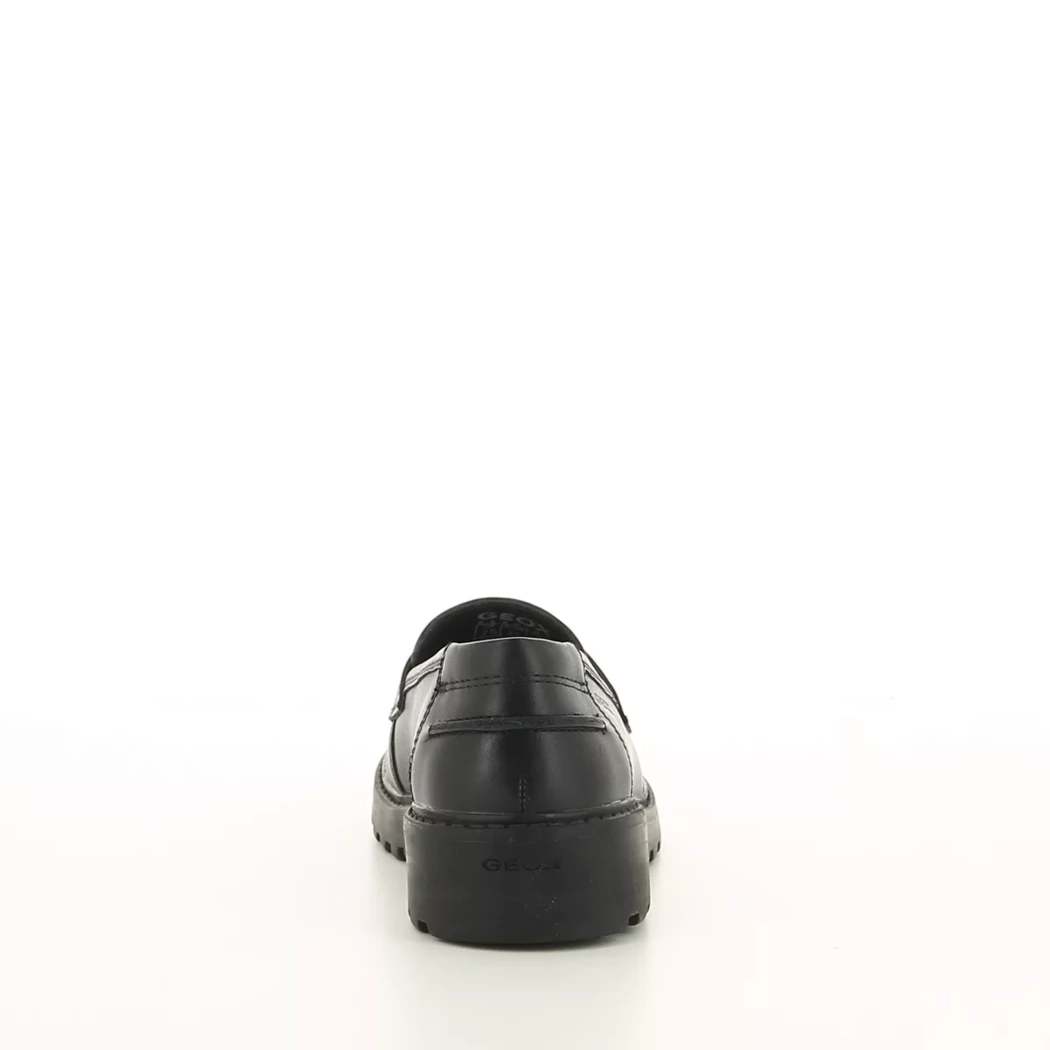 Image (3) de la chaussures Geox - Mocassins Noir en Cuir synthétique