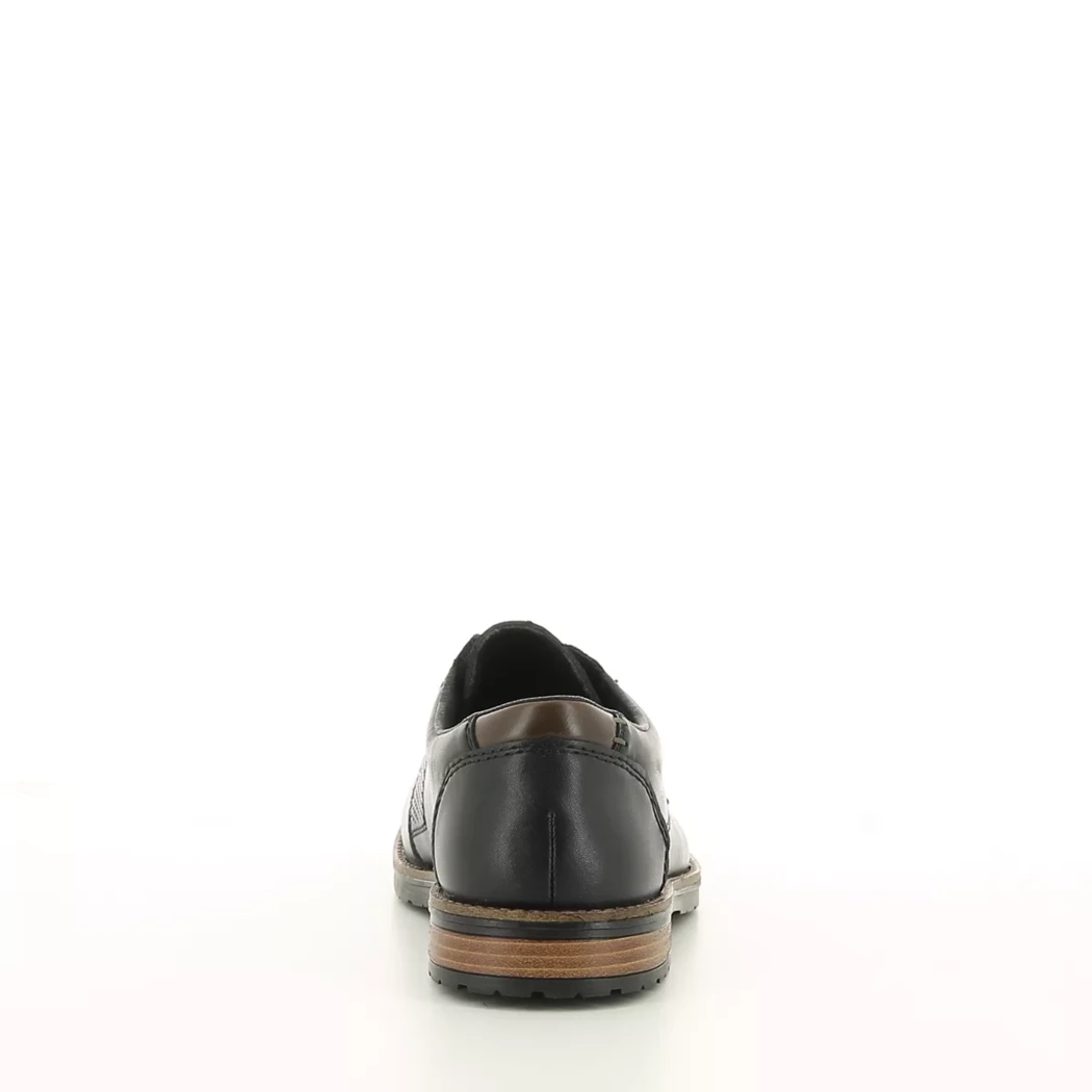Image (3) de la chaussures Rieker - Chaussures à lacets Noir en Cuir