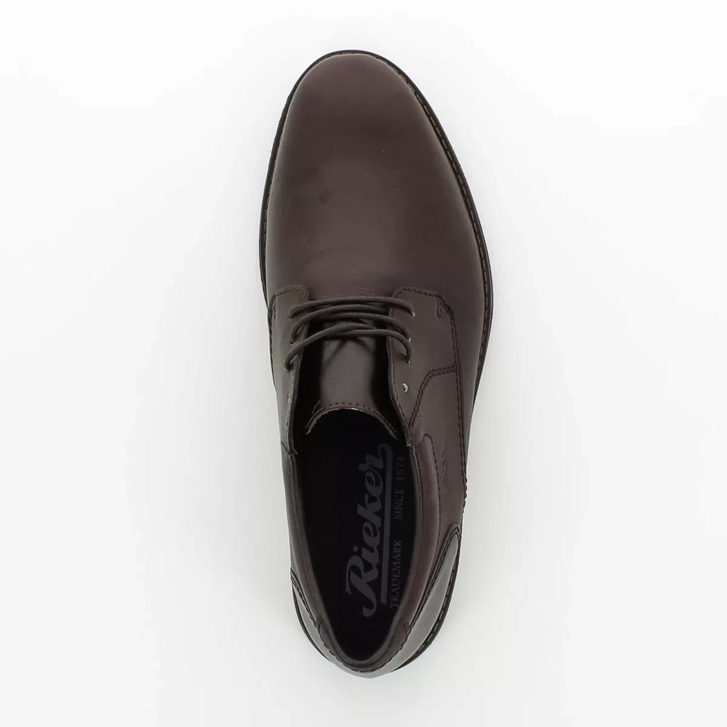 Image (6) de la chaussures Rieker - Chaussures à lacets Marron en Cuir