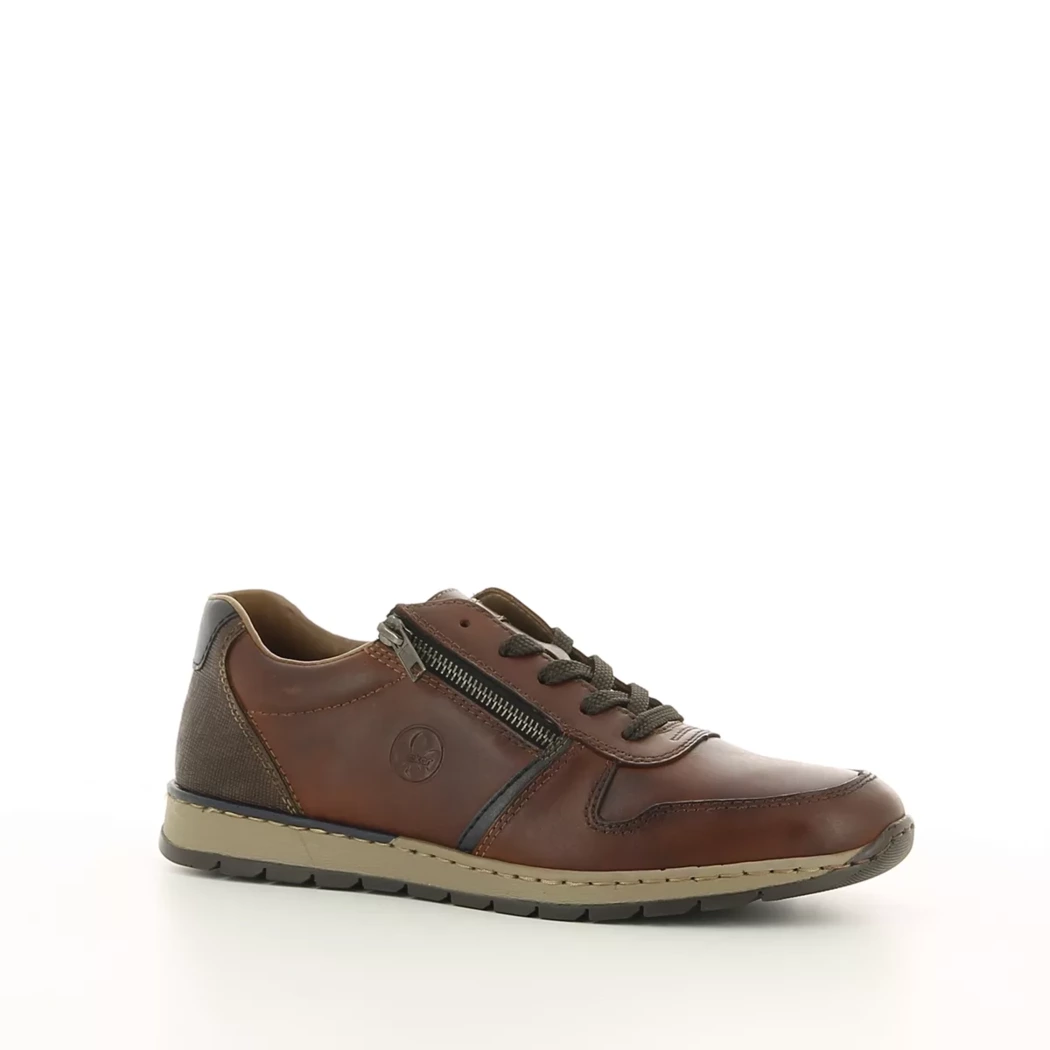 Image (1) de la chaussures Rieker - Chaussures à lacets Cuir naturel / Cognac en Cuir