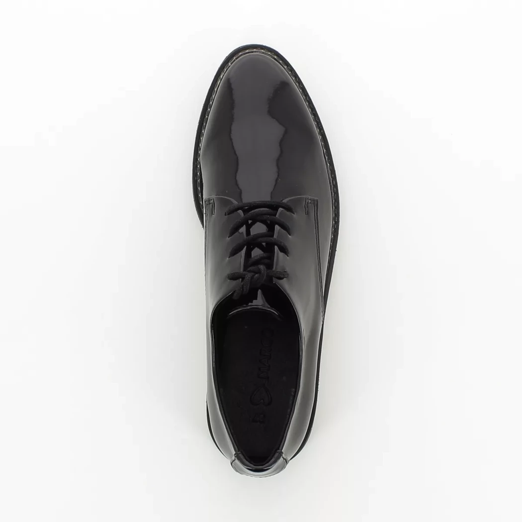Image (6) de la chaussures Marco Tozzi - Chaussures à lacets Noir en Cuir synthétique
