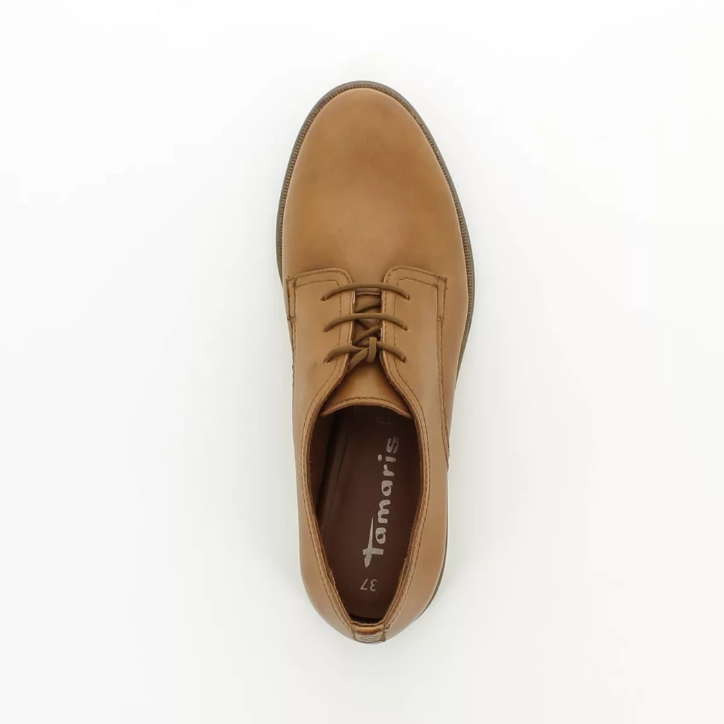 Image (6) de la chaussures Tamaris - Chaussures à lacets Cuir naturel / Cognac en Cuir