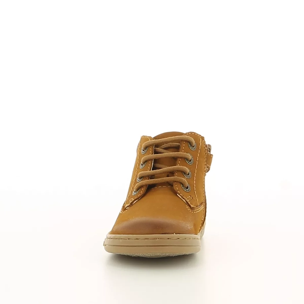 Image (5) de la chaussures Kickers - Bottines Cuir naturel / Cognac en Cuir nubuck