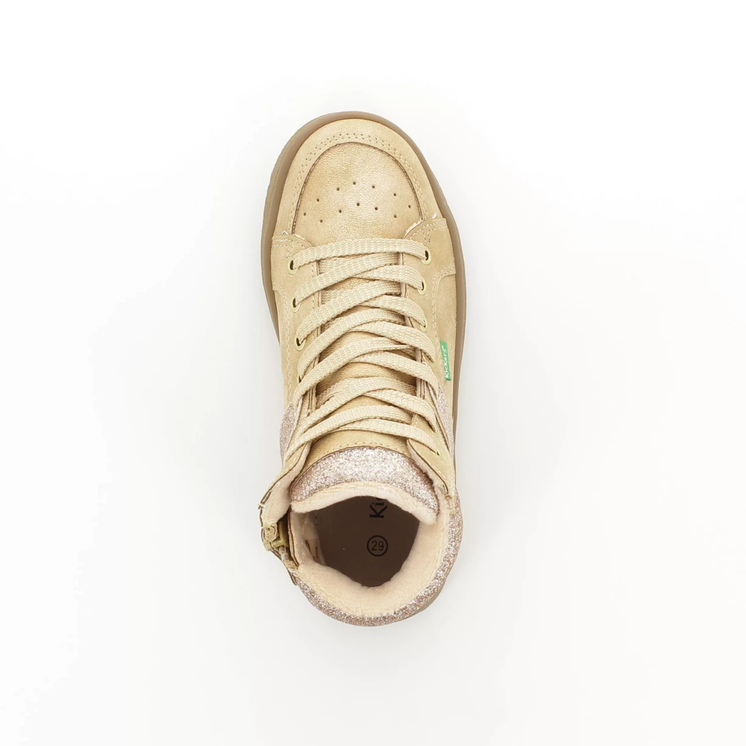 Image (6) de la chaussures Kickers - Bottines Or / Bronze / Platine en Cuir synthétique