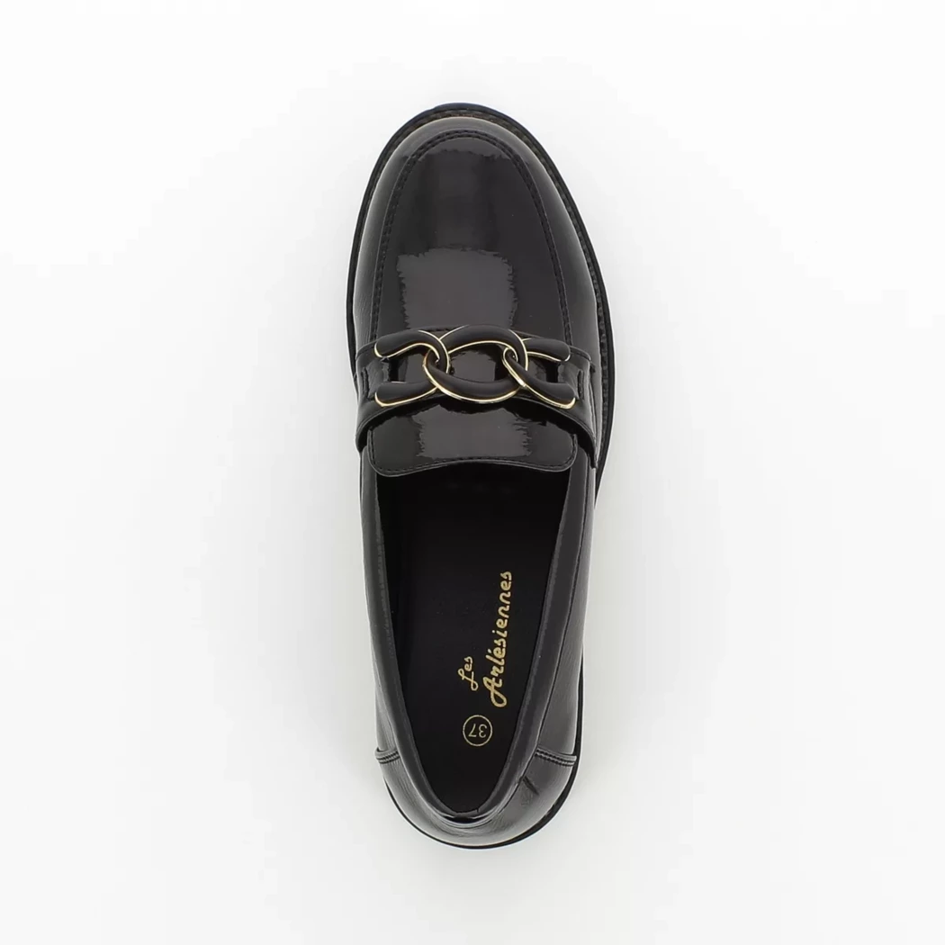 Image (6) de la chaussures Les Arlesiennes - Mocassins Noir en Cuir synthétique
