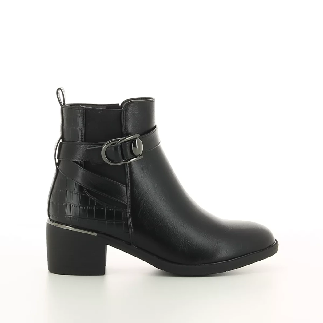 Image (2) de la chaussures Les Arlesiennes - Boots Noir en Cuir synthétique