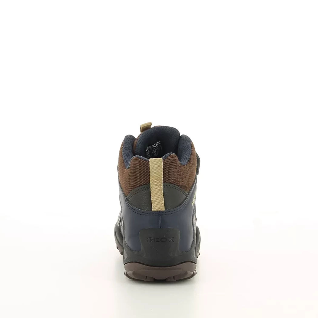 Image (3) de la chaussures Geox - Bottines Marron en Cuir synthétique