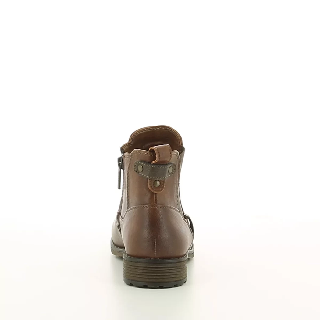 Image (3) de la chaussures Mustang - Boots Cuir naturel / Cognac en Cuir synthétique
