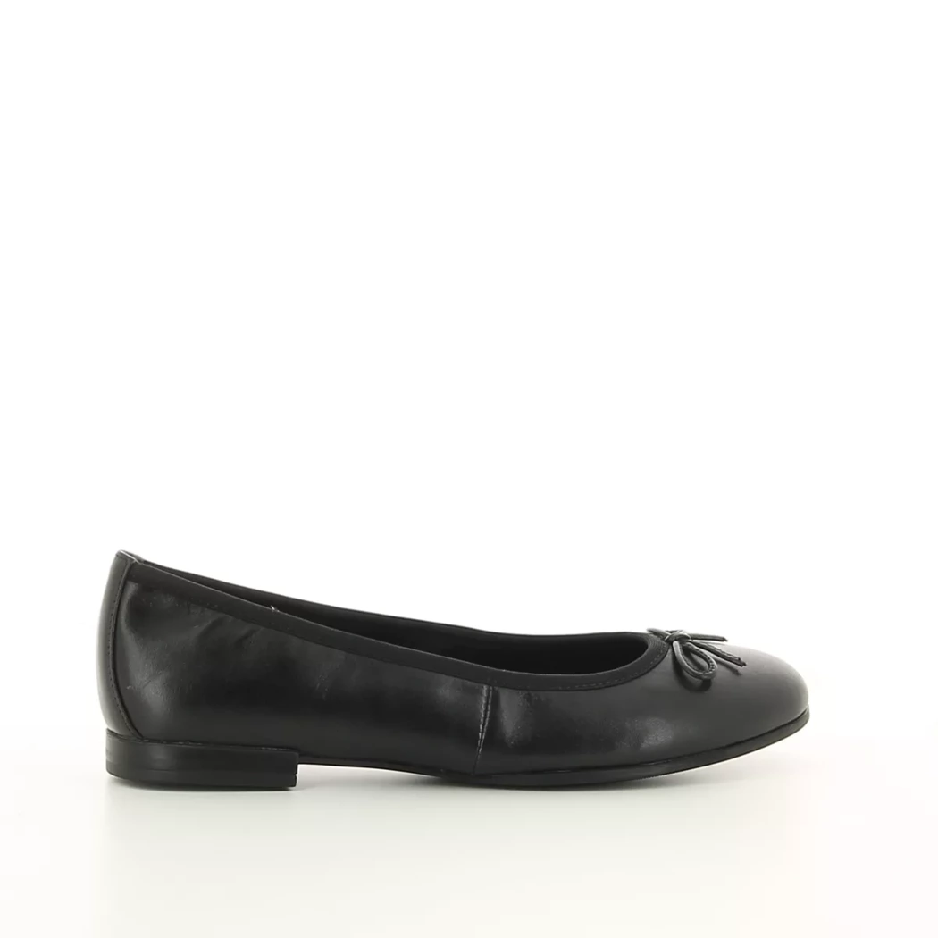 Image (2) de la chaussures Tamaris - Ballerines Noir en Cuir