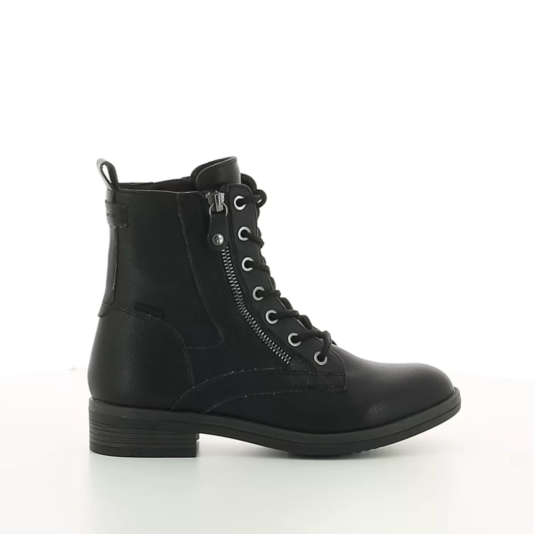 Image (2) de la chaussures Tamaris - Bottines Noir en Cuir synthétique