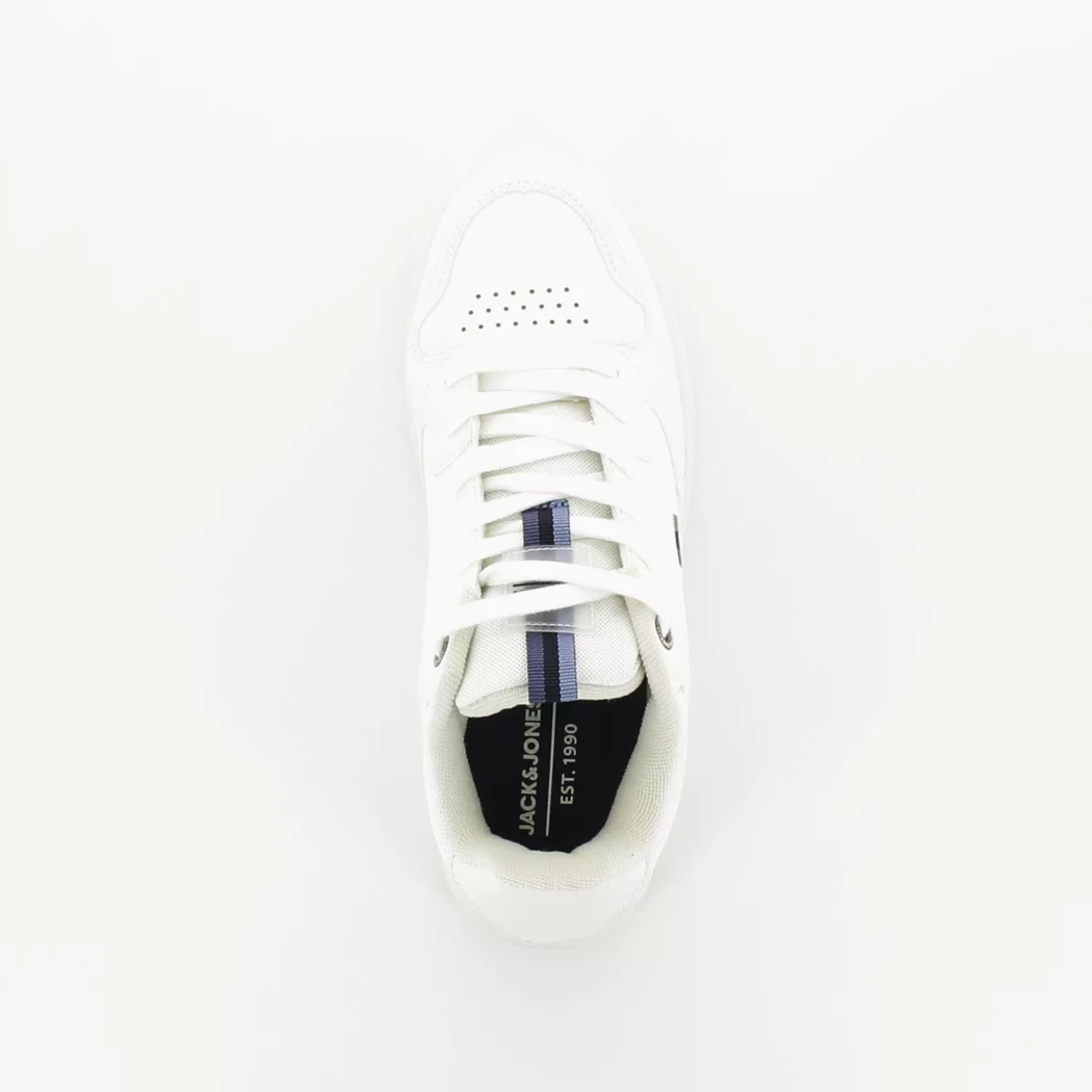 Image (6) de la chaussures Jack & Jones - Baskets Blanc en Cuir synthétique