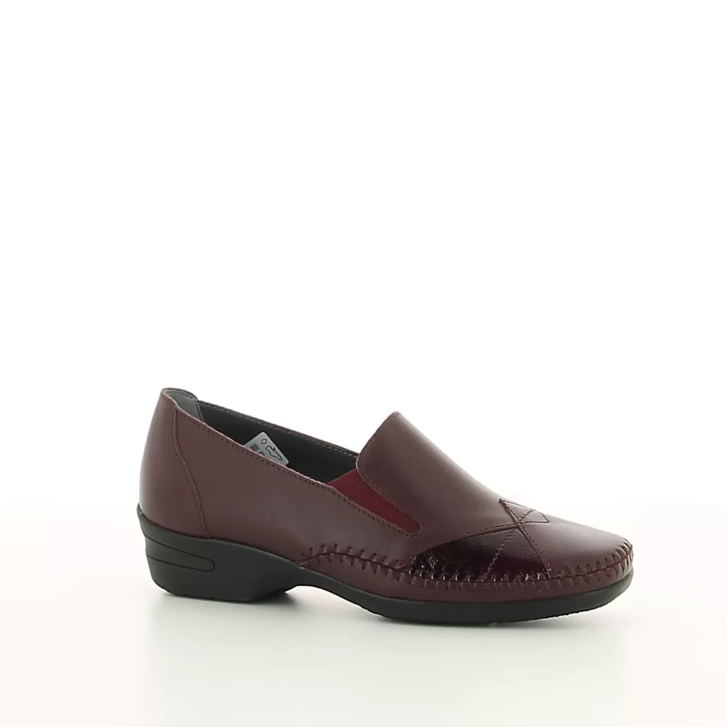 Image (1) de la chaussures Kiarflex - Mocassins Bordeaux en Cuir