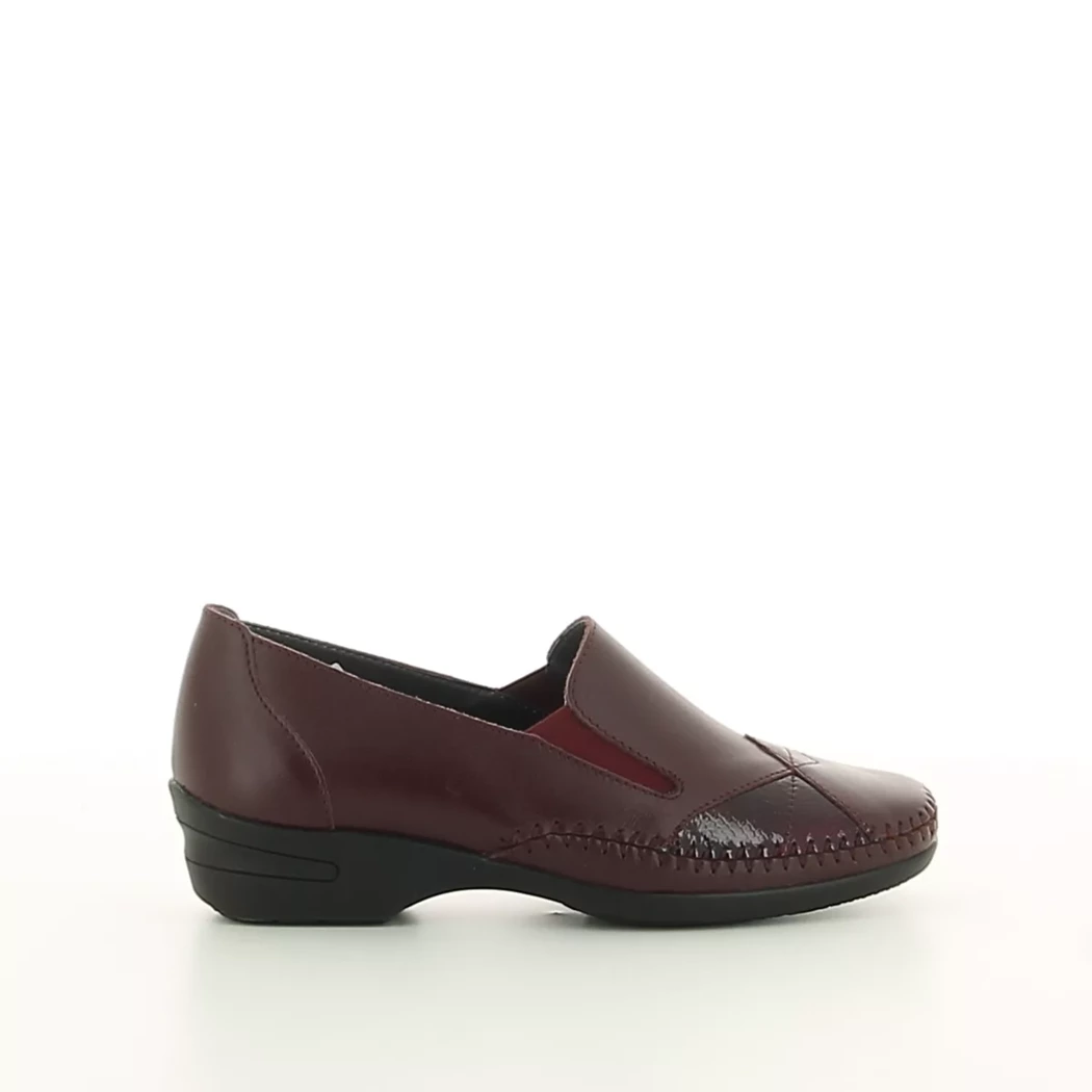 Image (2) de la chaussures Kiarflex - Mocassins Bordeaux en Cuir