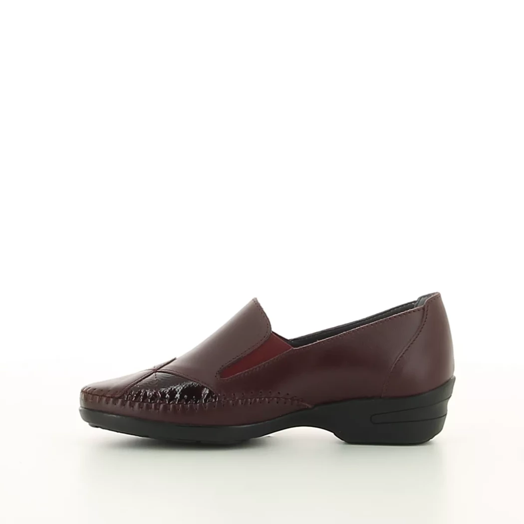 Image (4) de la chaussures Kiarflex - Mocassins Bordeaux en Cuir