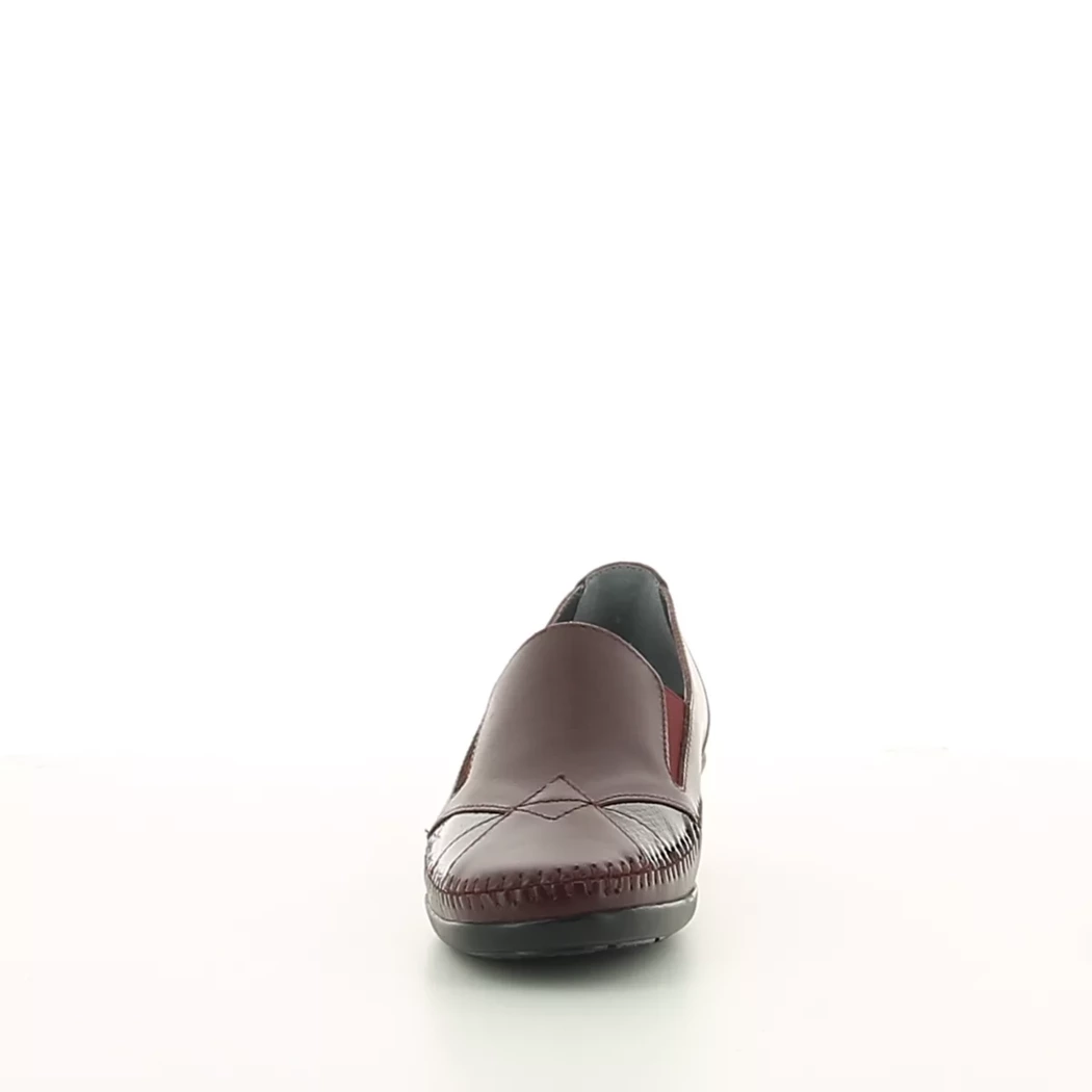 Image (5) de la chaussures Kiarflex - Mocassins Bordeaux en Cuir