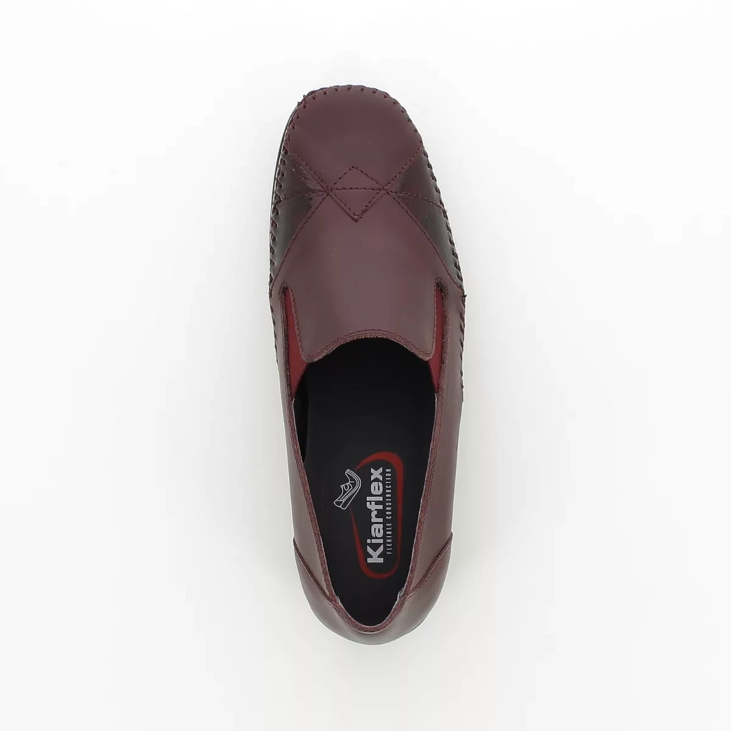 Image (6) de la chaussures Kiarflex - Mocassins Bordeaux en Cuir