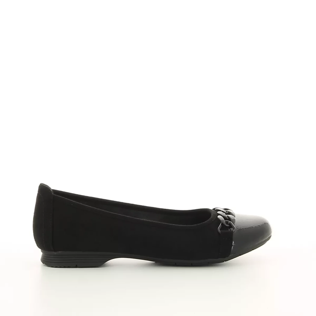 Image (2) de la chaussures Jana - Ballerines Noir en Cuir synthétique