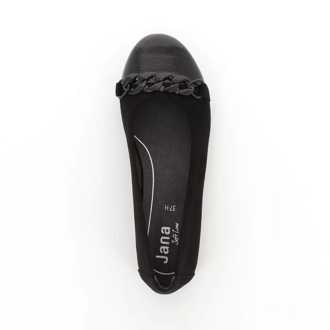 Image (6) de la chaussures Jana - Ballerines Noir en Cuir synthétique
