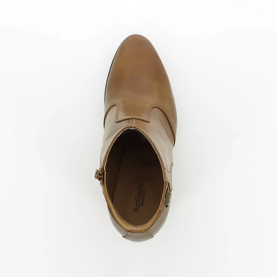 Image (6) de la chaussures Nero Giardini - Boots Cuir naturel / Cognac en Cuir